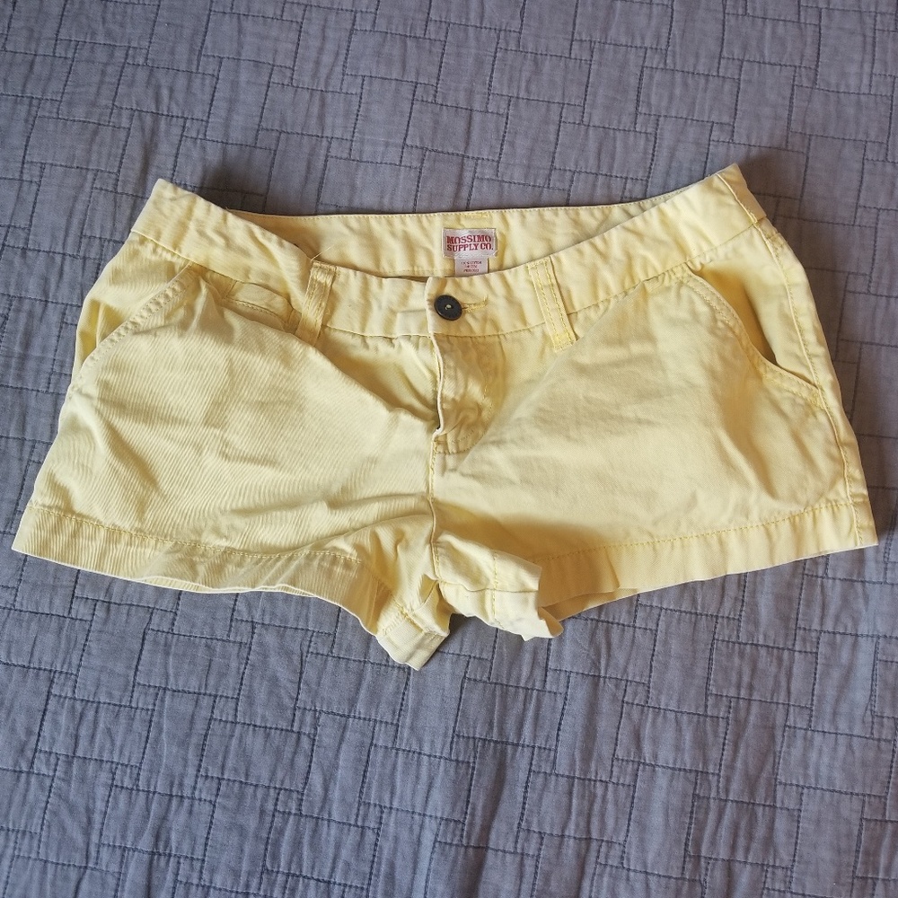 Yellow shorts